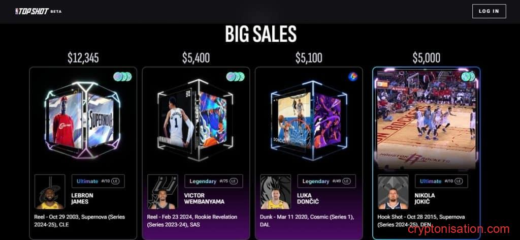 Площадка NBA Top Shot