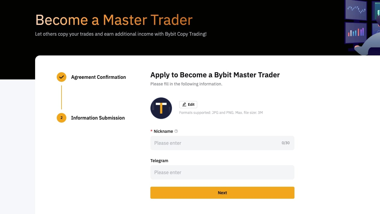 Заполнение реквизитов мастер-трейдера