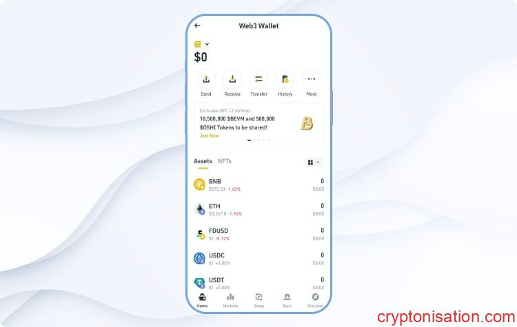 Strona główna Binance Web3 Wallet