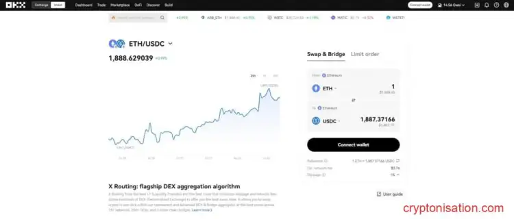 Página principal OKX DEX