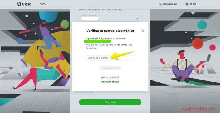 Código de confirmación