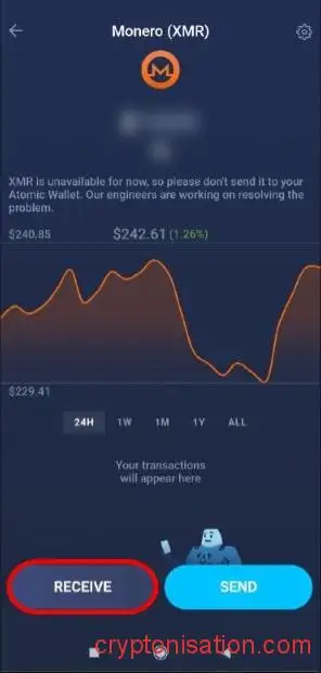Doładowanie Atomic Wallet