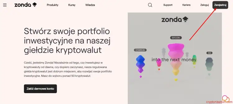 Rejestracja konta