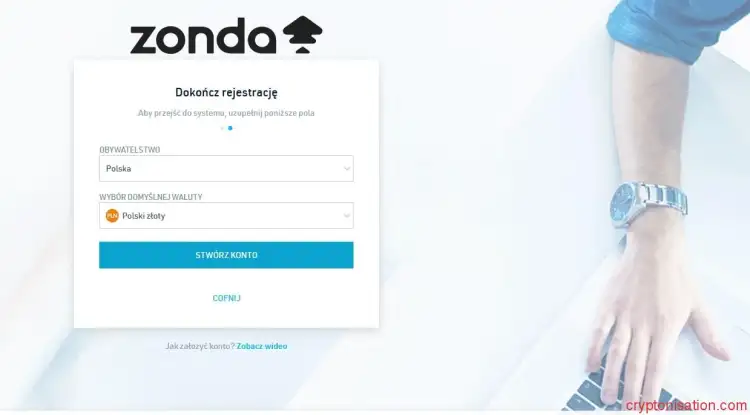 Ostatni etap rejestracji