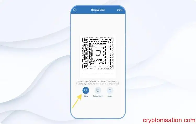 Otrzymanie BNB Smart Chain. Krok 3