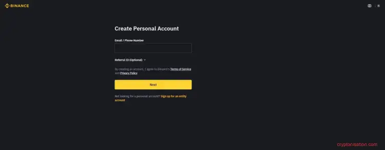 Câmp pentru introducerea numărului de telefon sau a adresei de e-mail