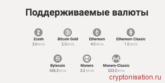 Криптовалюты для майнинга