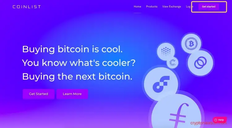 Начало регистрации на Coinlist