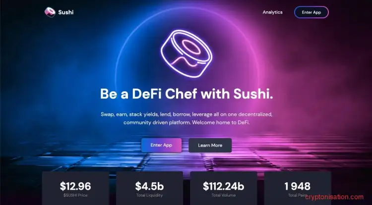 DEX-платформа Sushiswap