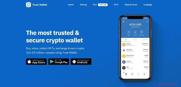 Онлайн-кошелек Trust Wallet