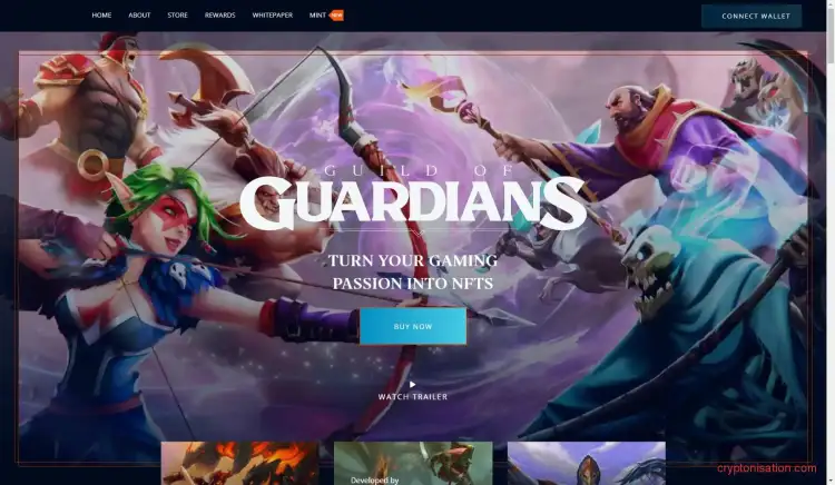 Главная страница www.guildofguardians.com