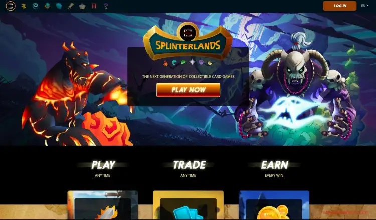 Главная страница splinterlands.com