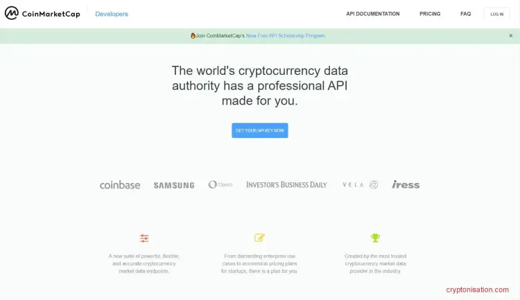 API CoinMarketCap
