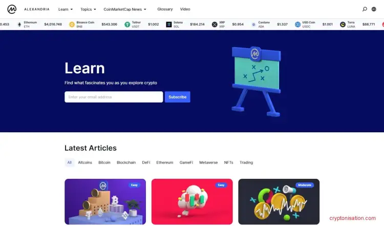Обучающие материалы CoinMarketCap