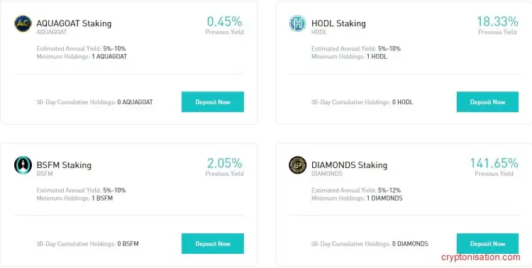 Стекинг BitMart
