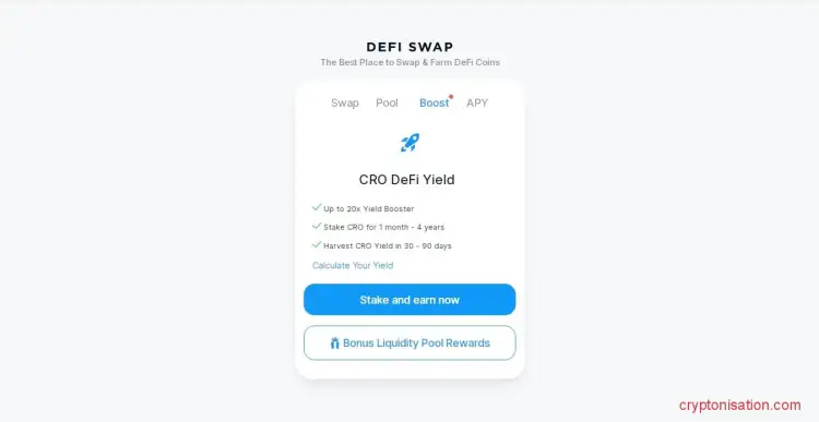 Фарминг Crypto.com подробно