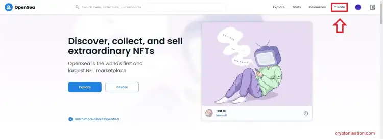 Создание нового NFT-токена