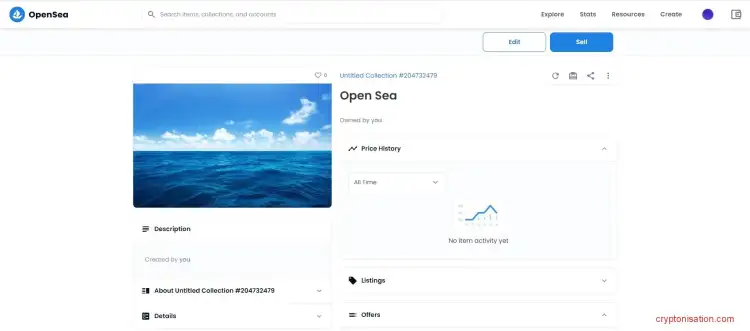 Создание нового NFT-токена