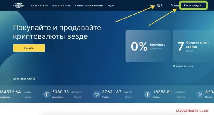 Полный обзор P2P платформы Bitcoin Global