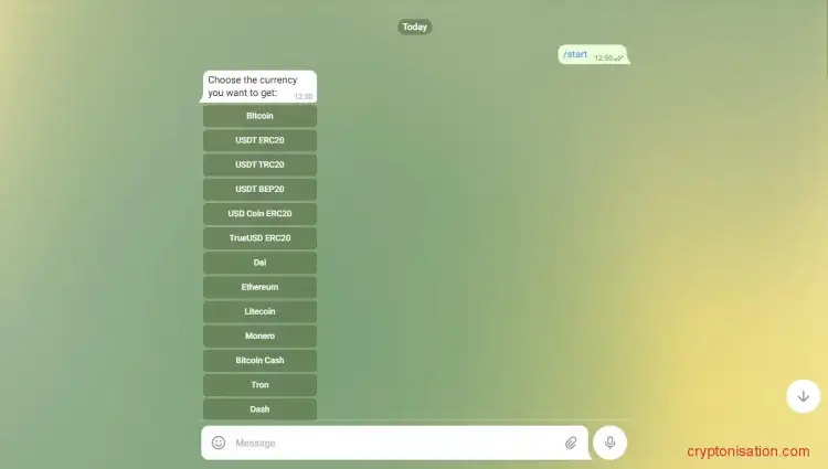 Продажа криптовалюты на Prostovcash