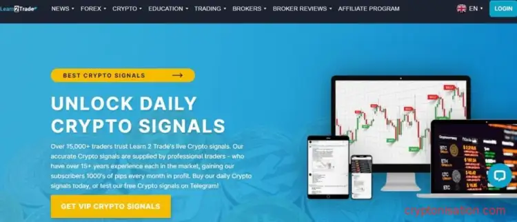 Главная страница Learn2.trade