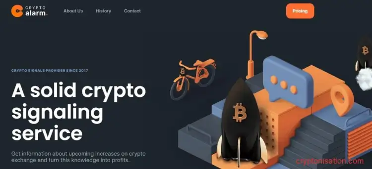 Главная страница Cryptoalarm
