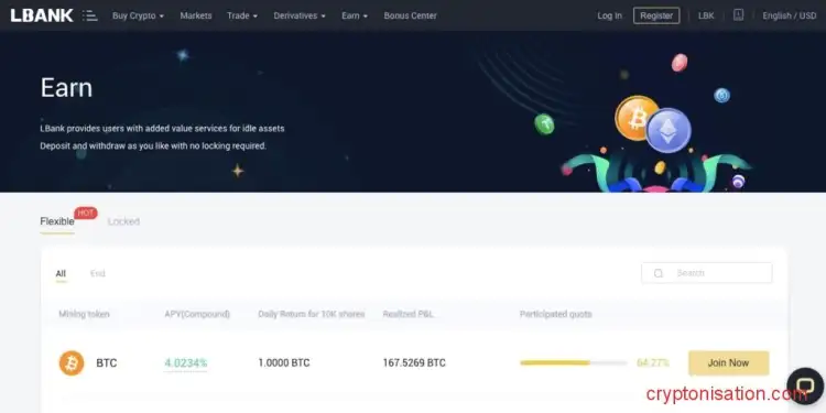 LBank Earn