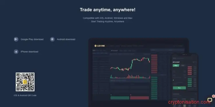 Мобильное приложение LBank