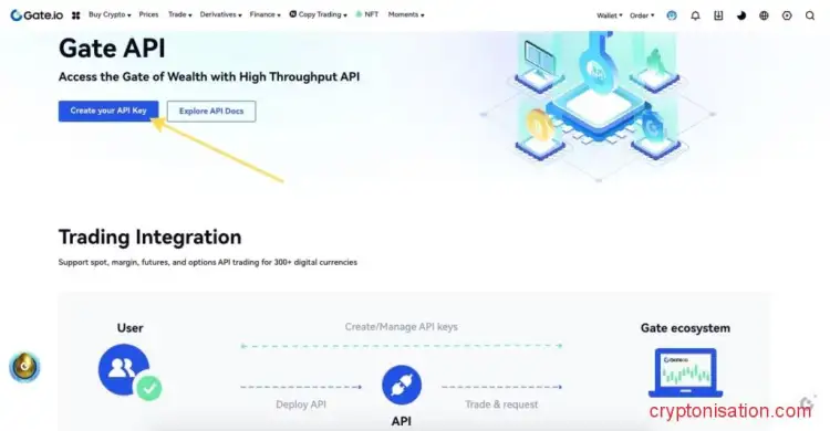 Crear una clave API
