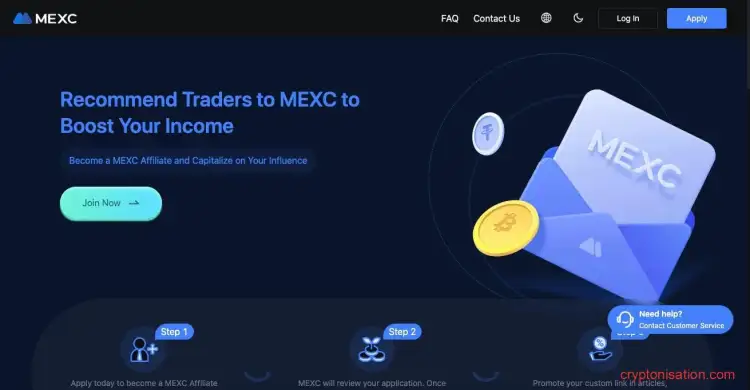 Партнерская программа MEXC