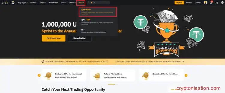 Раздел Bybit Wallet