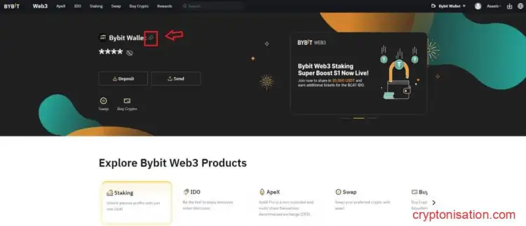 Где посмотреть адрес Bybit Wallet