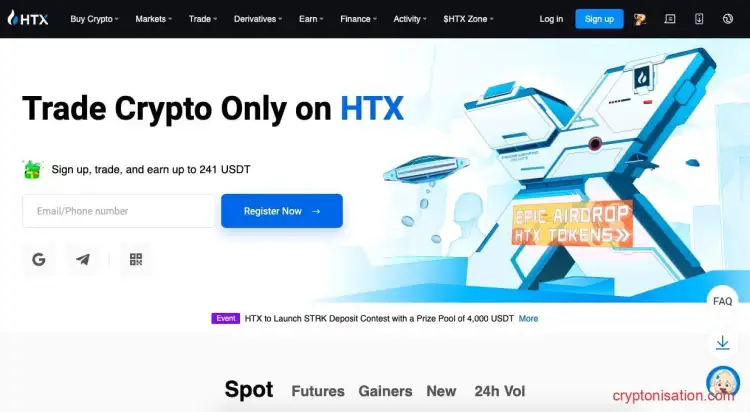 Биржа криптовалют HTX