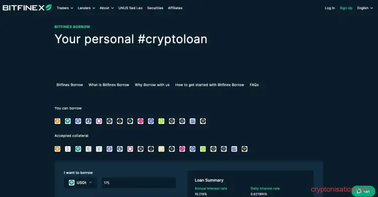 Bitfinex Borrow