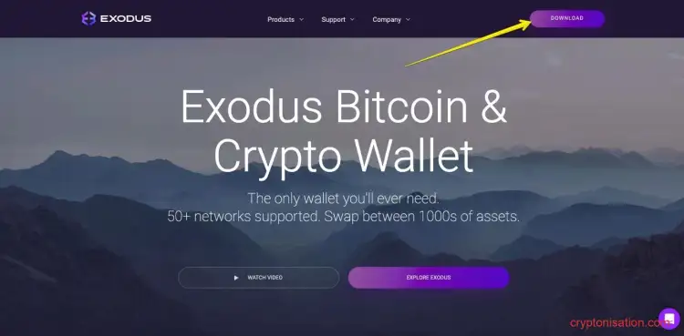 Как создать кошелек Exodus