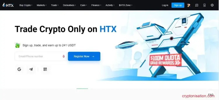 Стартовая страница HTX