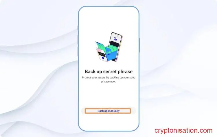 Установить мнемоническую фразу