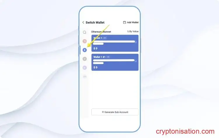 Добавить сеть Ethereum