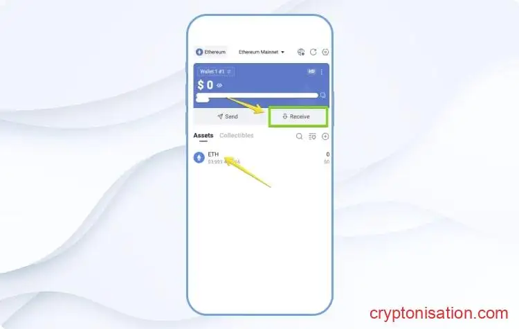 Получить ETH