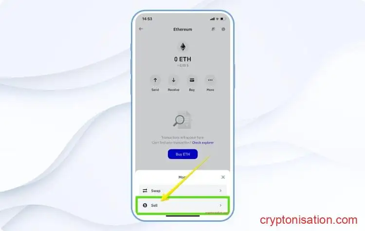 Kripto Varlığını Satma Seçeneği