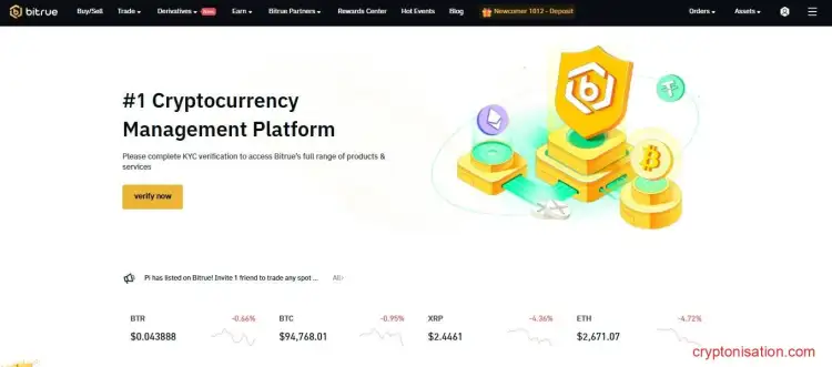 Биржа криптовалют Bitrue