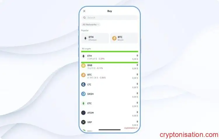 Comprar ETH con tarjeta