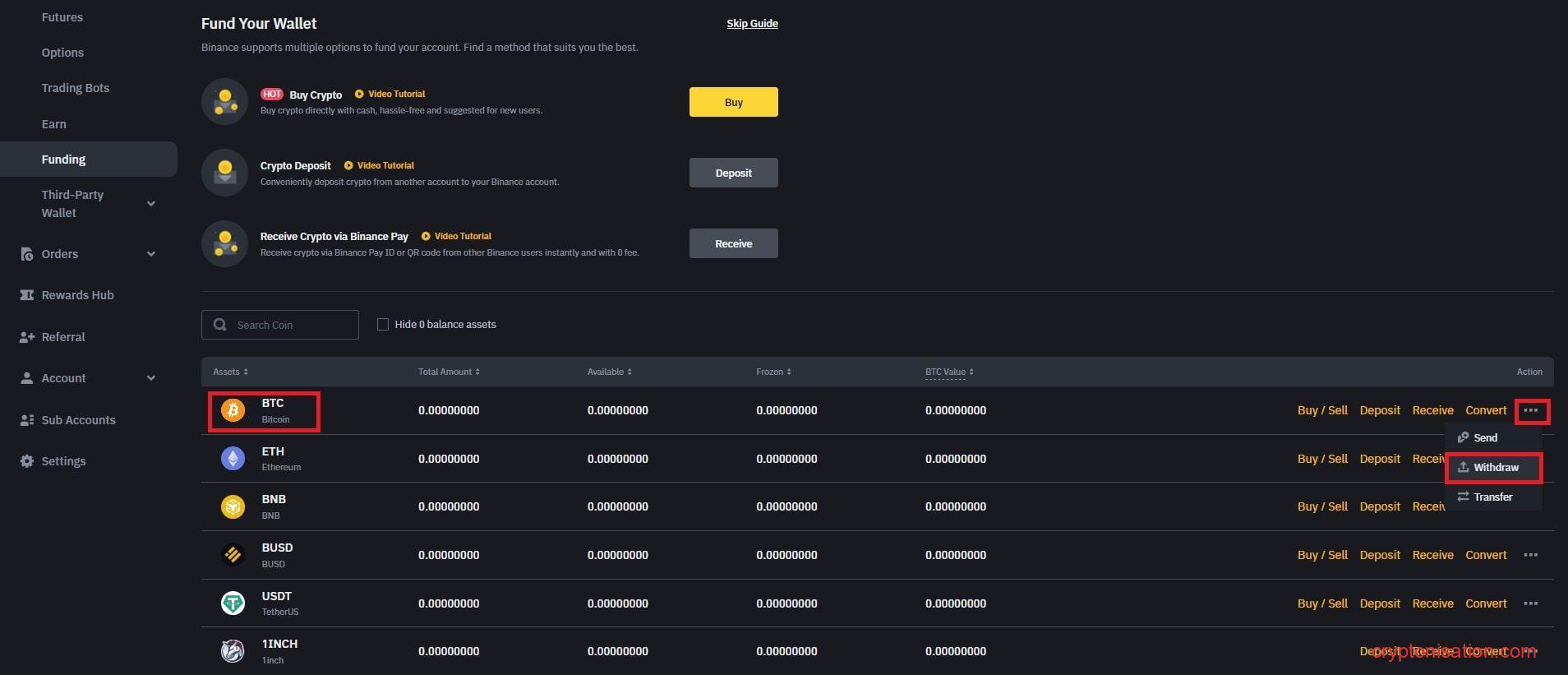 Funding Wallet