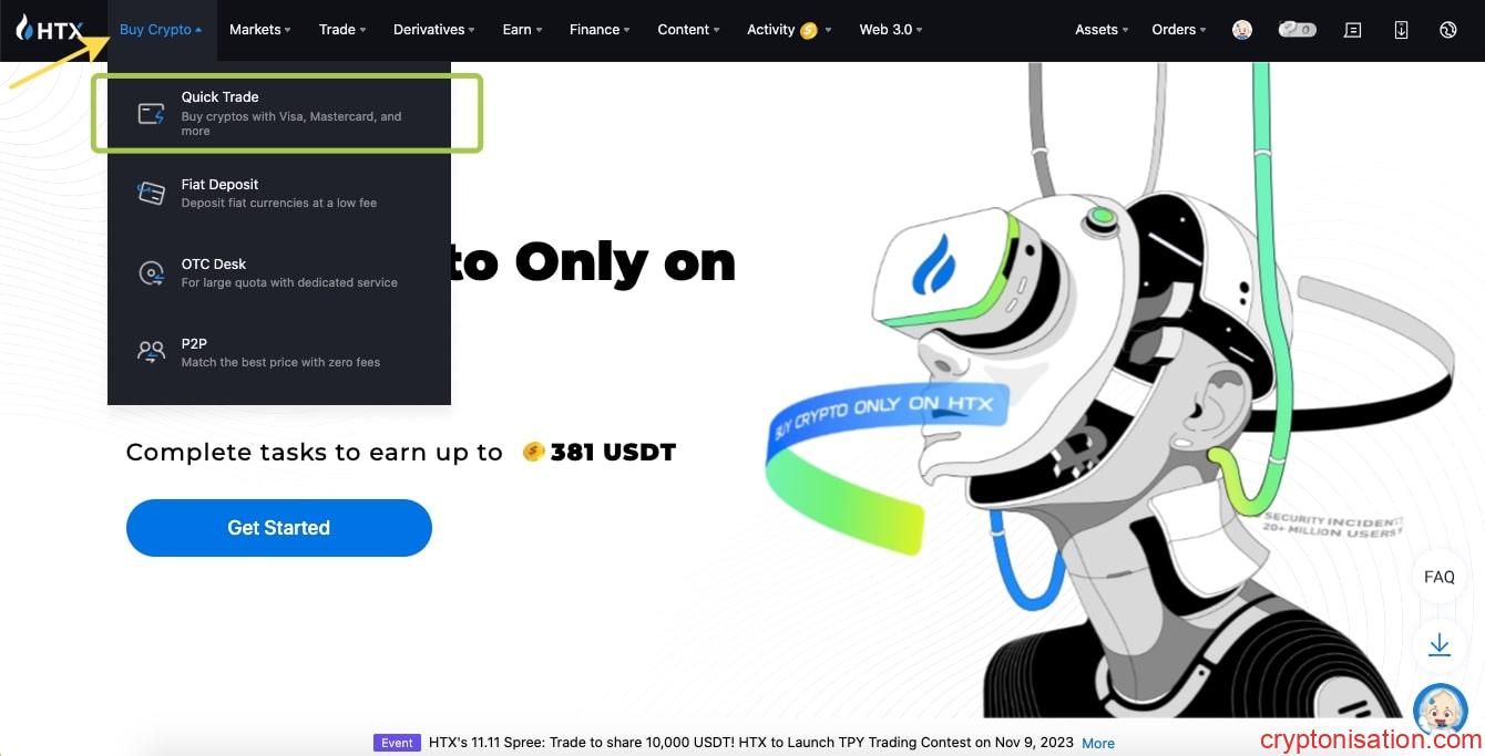 Hızlı kripto para alımı