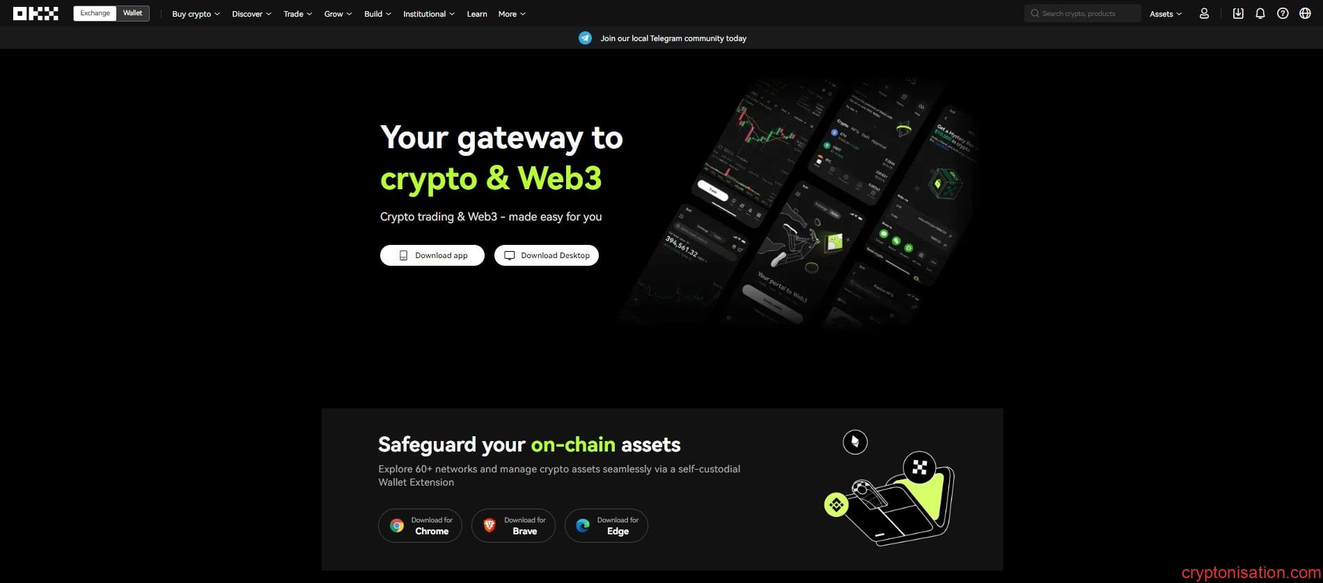 Resmi OKX Uygulaması Sayfası