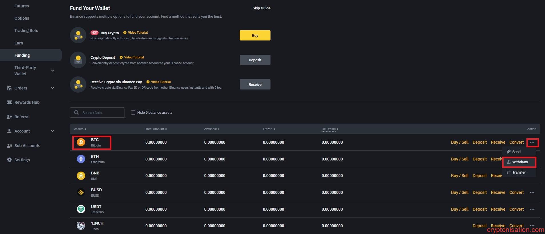 Funding Wallet