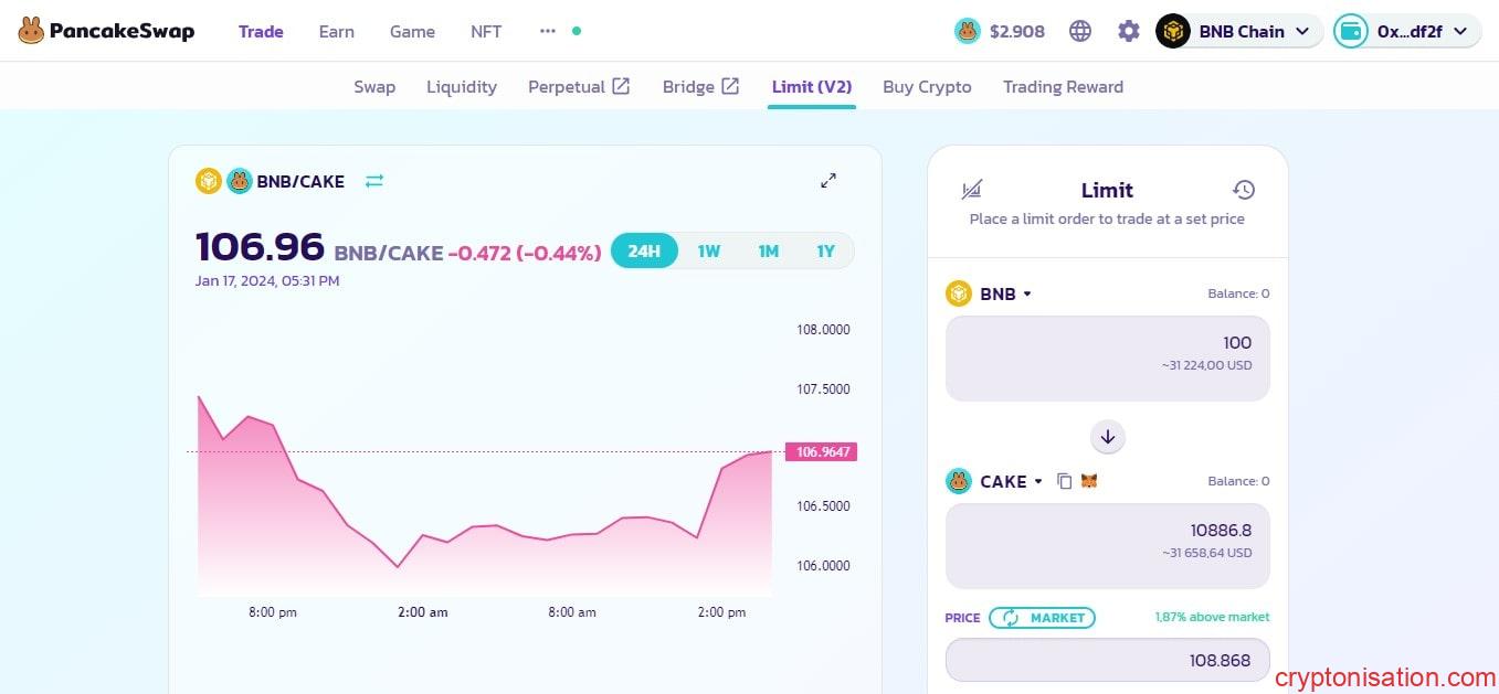 Limit talepleri ile alım/satım sayfası