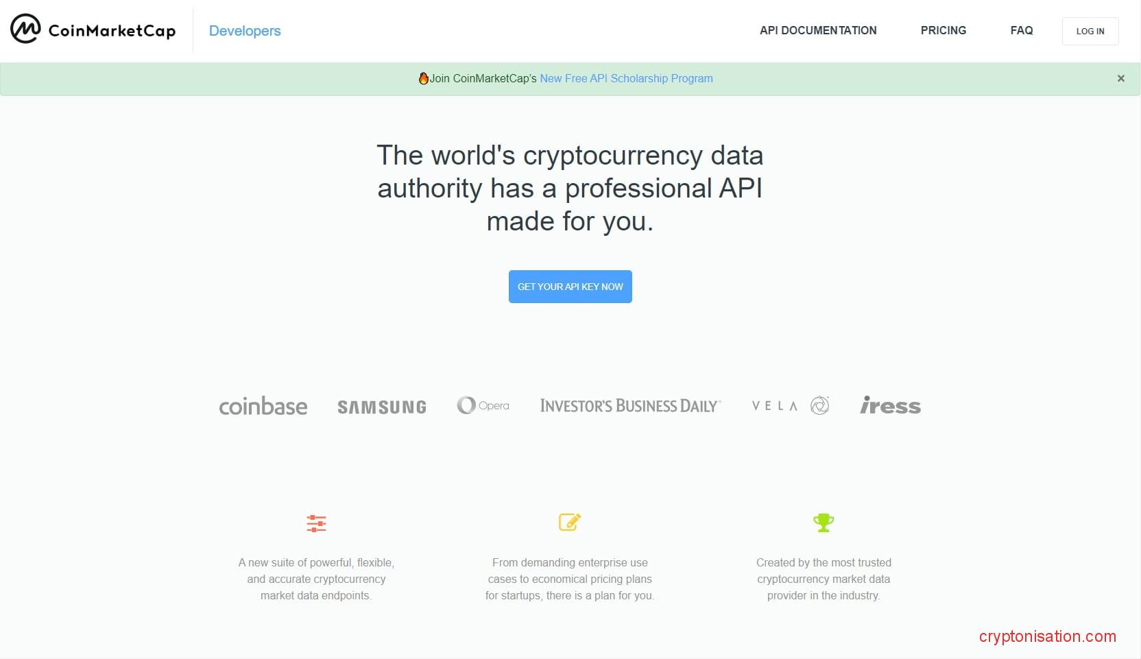 API CoinMarketCap