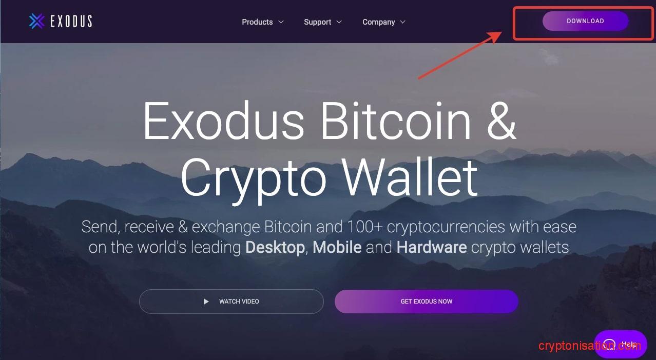Скачать кошелек Exodus с официального сайта