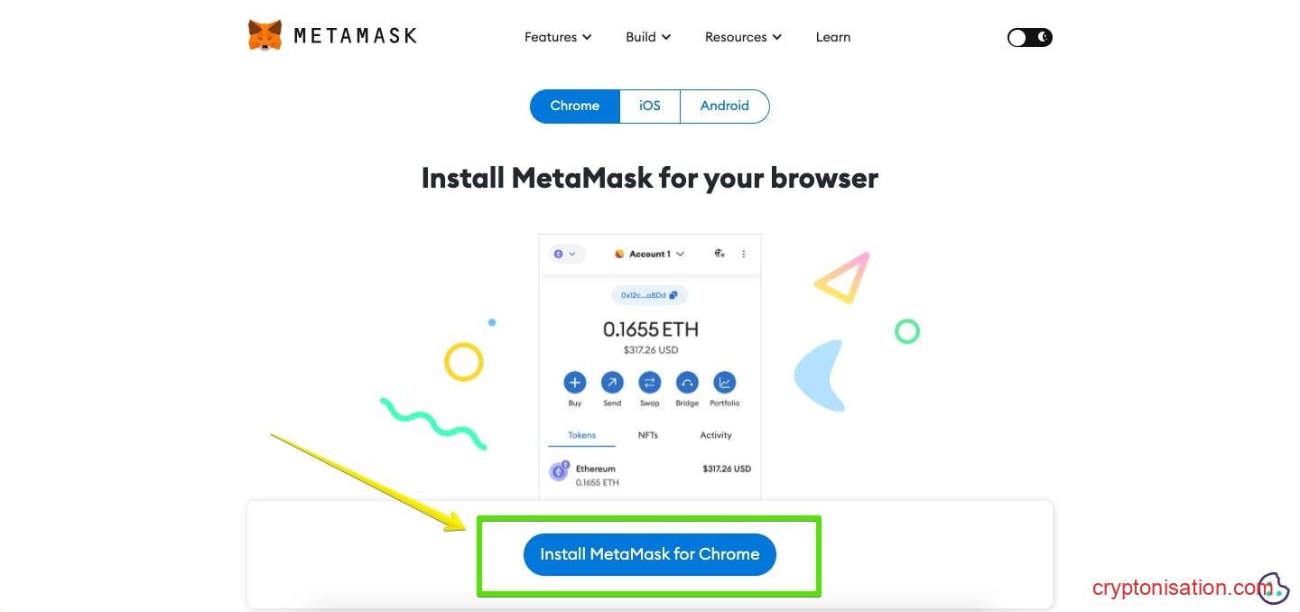 Расширение MetaMask для Chrome
